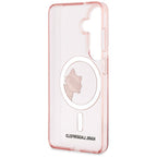 Karl Lagerfeld IML Peekaboo Choupette MagSafe Dėklas, skirtas Samsung Galaxy S26 - Pink
