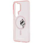 Karl Lagerfeld IML Peekaboo Choupette MagSafe dėklas Samsung Galaxy S26 Ultra - Rožinis -- Samsung Galaxy S26 Ultra