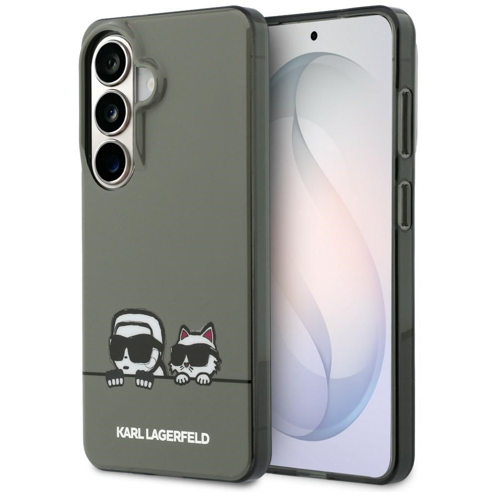 Karl Lagerfeld IML Peekaboo Karl & Choupette MagSafe Case skirtas Samsung Galaxy S26 – Juoda -- Samsung Galaxy S26