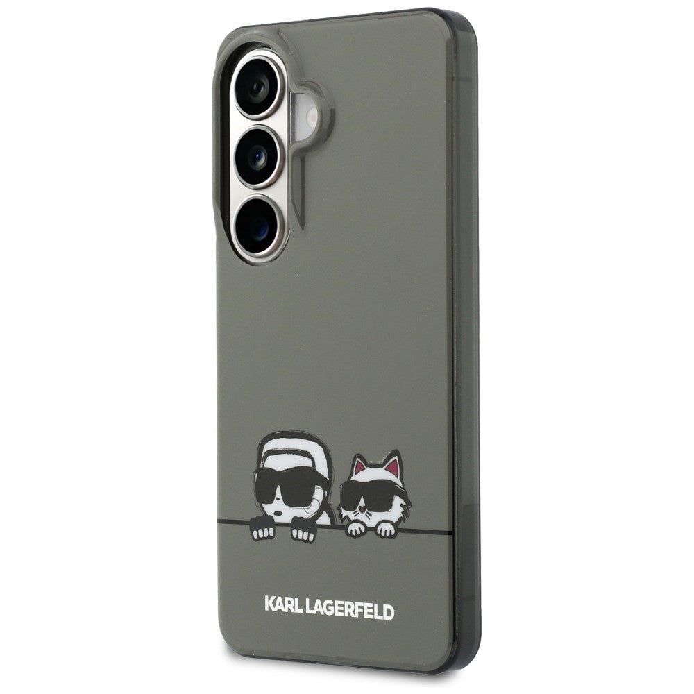 Karl Lagerfeld IML Peekaboo Karl & Choupette MagSafe Case skirtas Samsung Galaxy S26 – Juoda -- Samsung Galaxy S26