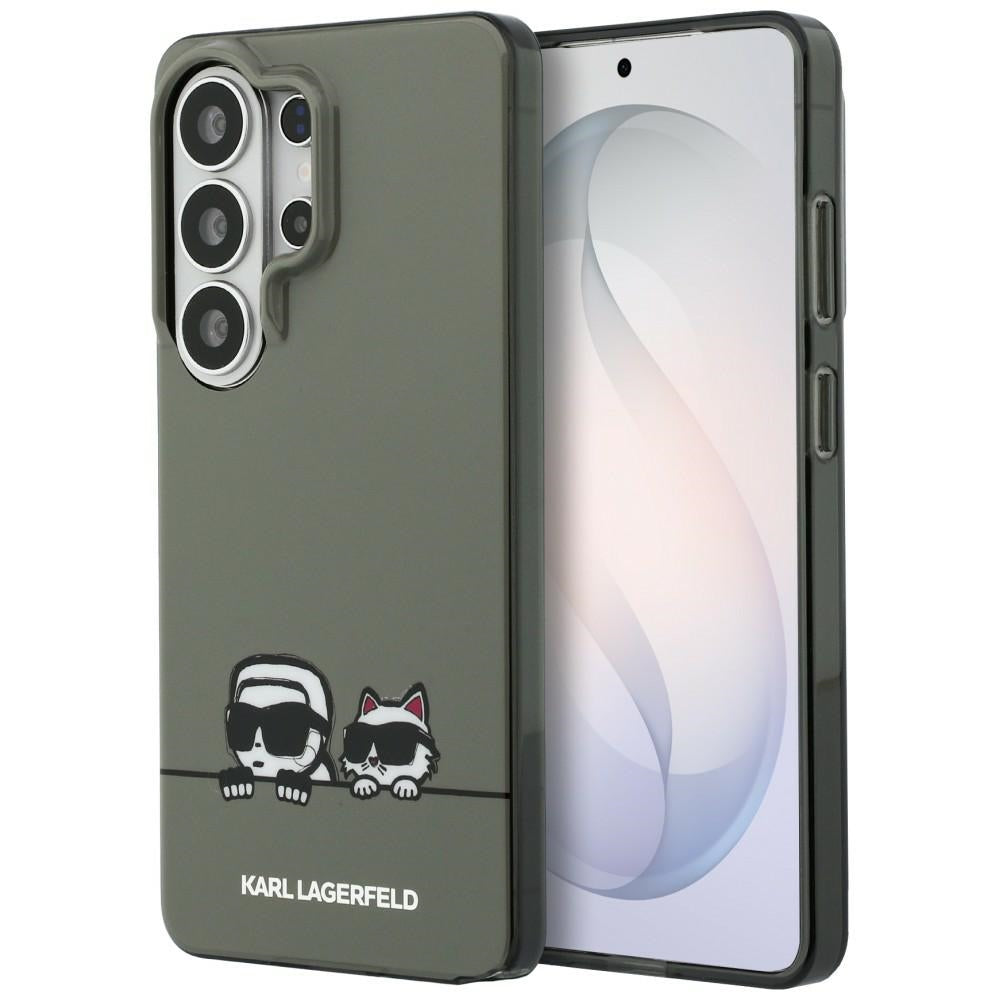 Karl Lagerfeld IML Peekaboo Karl&Choupette MagSafe dėklas Samsung Galaxy S26 Ultra - juodas -- Samsung Galaxy S26 Ultra