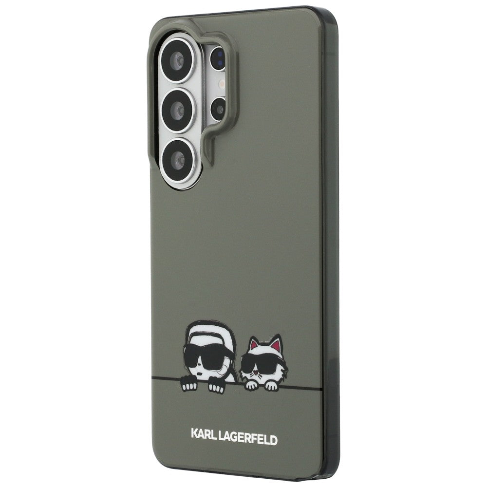 Karl Lagerfeld IML Peekaboo Karl&Choupette MagSafe dėklas Samsung Galaxy S26 Ultra - juodas -- Samsung Galaxy S26 Ultra