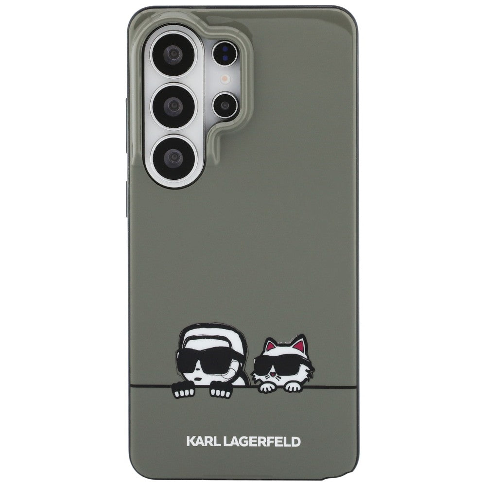 Karl Lagerfeld IML Peekaboo Karl&Choupette MagSafe dėklas Samsung Galaxy S26 Ultra - juodas -- Samsung Galaxy S26 Ultra