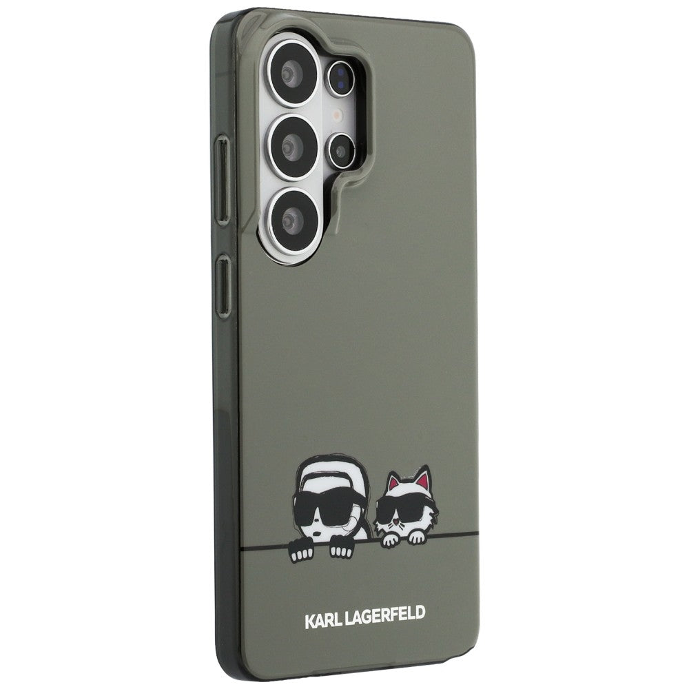 Karl Lagerfeld IML Peekaboo Karl&Choupette MagSafe dėklas Samsung Galaxy S26 Ultra - juodas -- Samsung Galaxy S26 Ultra