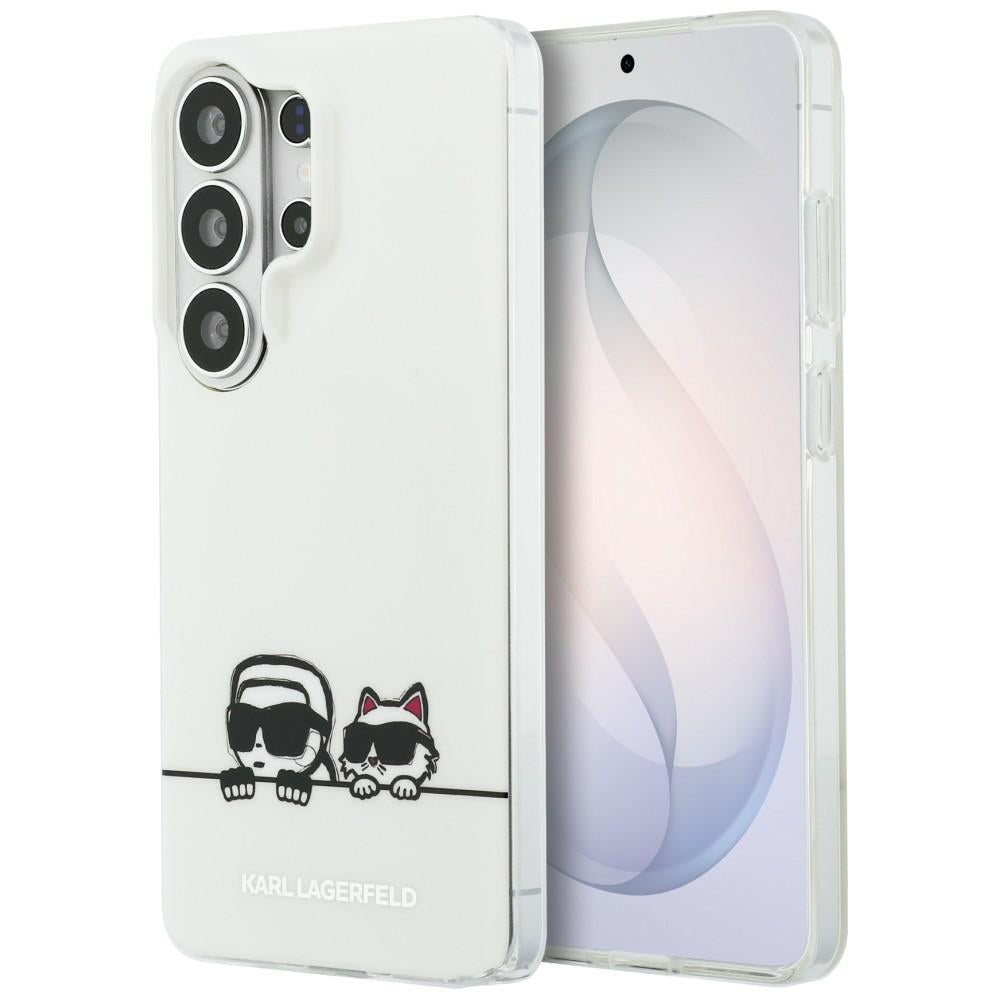Karl Lagerfeld IML Peekaboo Karl&Choupette MagSafe dėklas Samsung Galaxy S26 Ultra - skaidrus -- Samsung Galaxy S26 Ultra