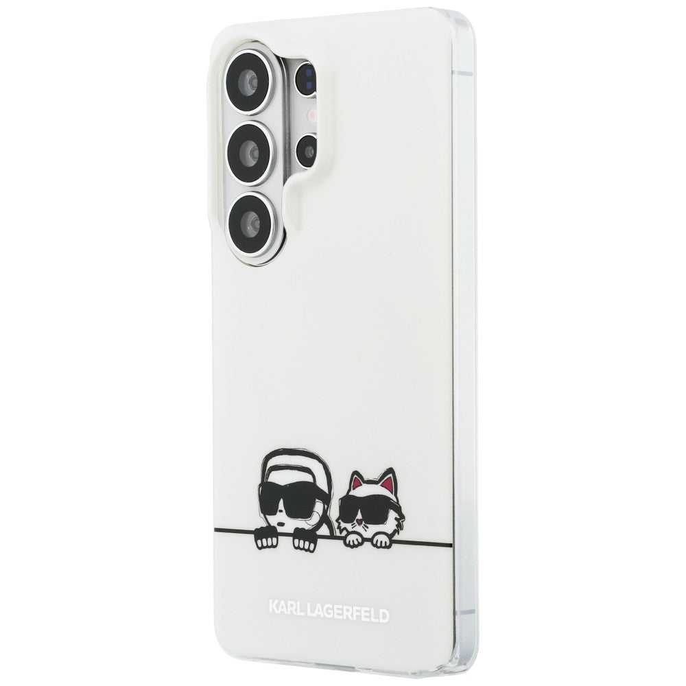 Karl Lagerfeld IML Peekaboo Karl&Choupette MagSafe dėklas Samsung Galaxy S26 Ultra - skaidrus -- Samsung Galaxy S26 Ultra