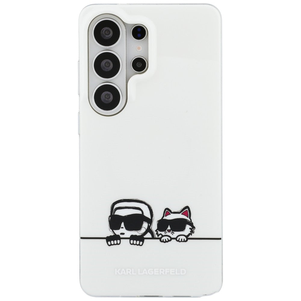 Karl Lagerfeld IML Peekaboo Karl&Choupette MagSafe dėklas Samsung Galaxy S26 Ultra - skaidrus -- Samsung Galaxy S26 Ultra