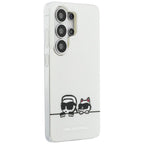 Karl Lagerfeld IML Peekaboo Karl&Choupette MagSafe dėklas Samsung Galaxy S26 Ultra - skaidrus -- Samsung Galaxy S26 Ultra