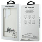 Karl Lagerfeld IML Peekaboo Karl&Choupette MagSafe dėklas Samsung Galaxy S26 Ultra - skaidrus -- Samsung Galaxy S26 Ultra