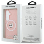 Karl Lagerfeld IML Pakartotinis Choupette MagSafe Dėklas, skirtas Samsung Galaxy S26 Plus - Pink