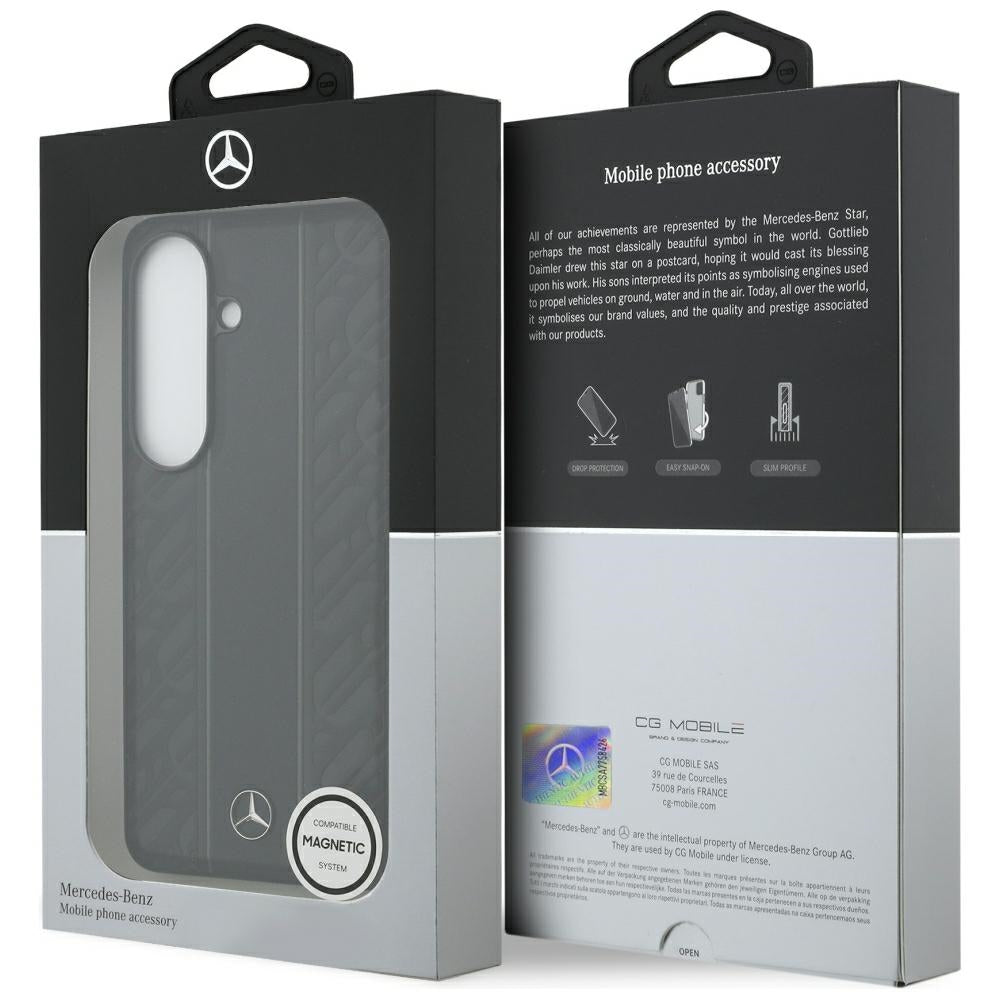 Mercedes Laurel palieka Vertikias juosteles MagSafe Dėklas Samsung Galaxy S26 - Black