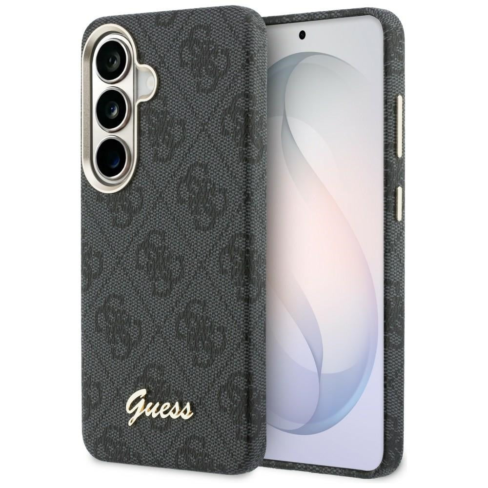 Guess 4G Script MagSafe dėklas Samsung Galaxy S26 - Juodas -- Samsung Galaxy S26