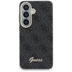 Guess 4G Script MagSafe dėklas Samsung Galaxy S26 - Juodas -- Samsung Galaxy S26