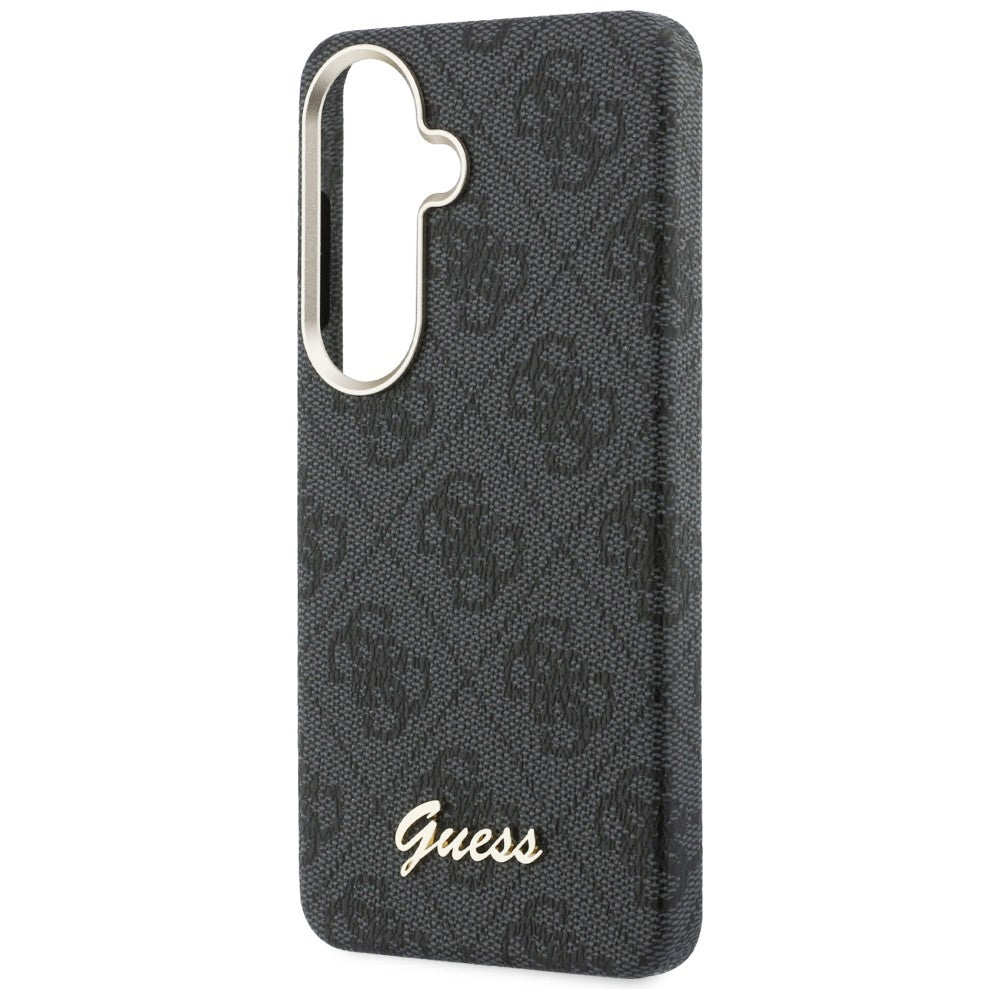 Guess 4G Script MagSafe dėklas Samsung Galaxy S26 - Juodas -- Samsung Galaxy S26