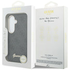 Guess 4G Script MagSafe dėklas Samsung Galaxy S26 - Juodas -- Samsung Galaxy S26