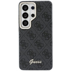 Guess 4G Script MagSafe dėklas Samsung Galaxy S26 Ultra - Juodas -- Samsung Galaxy S26 Ultra