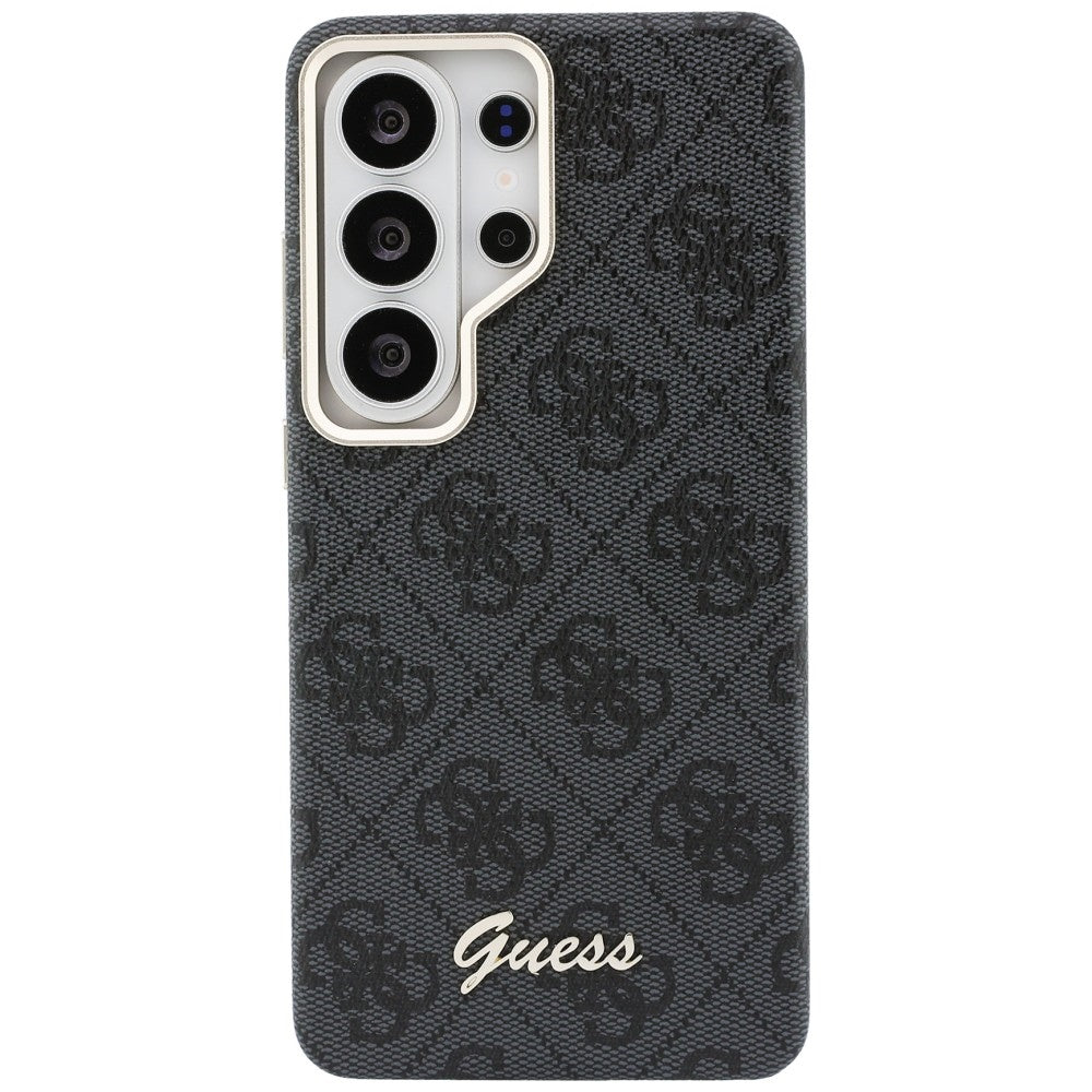 Guess 4G Script MagSafe dėklas Samsung Galaxy S26 Ultra - Juodas -- Samsung Galaxy S26 Ultra