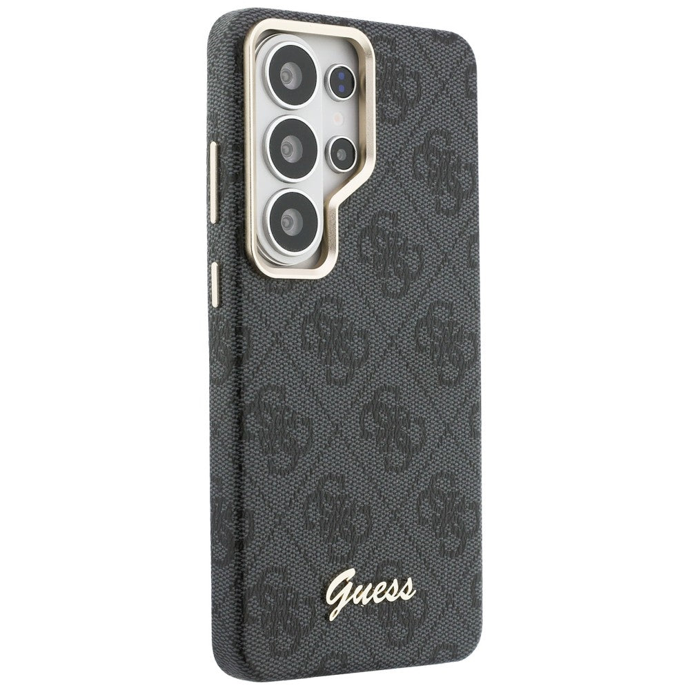 Guess 4G Script MagSafe dėklas Samsung Galaxy S26 Ultra - Juodas -- Samsung Galaxy S26 Ultra