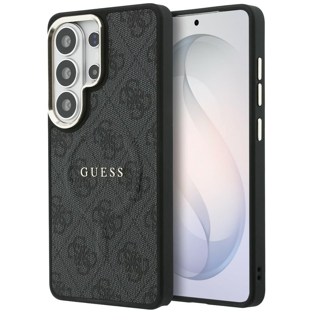 Guess 4G Embossed Ring MagSafe dėklas, skirtas Samsung Galaxy S26 Ultra - black