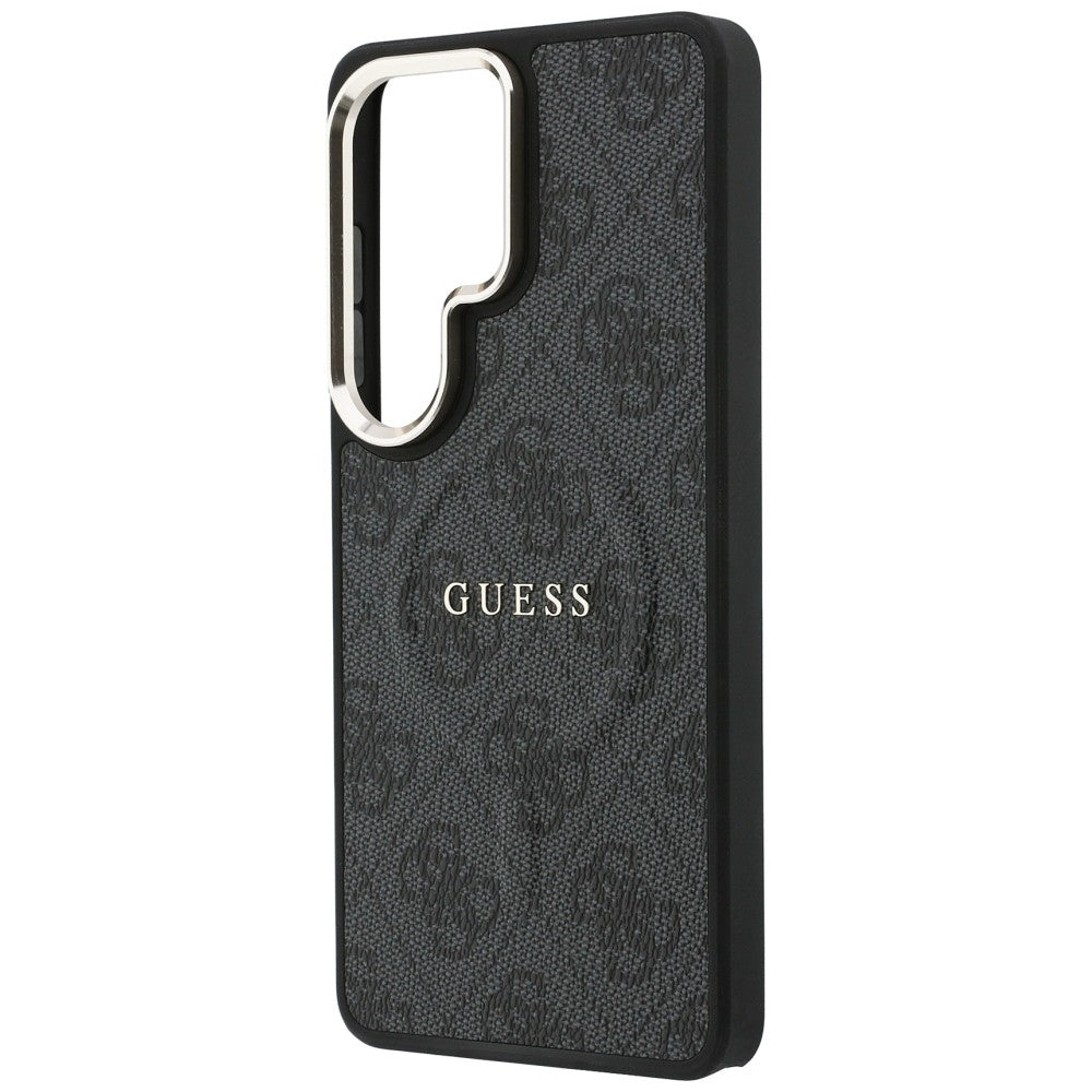 Guess 4G Embossed Ring MagSafe dėklas, skirtas Samsung Galaxy S26 Ultra - black