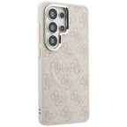 Guess 4G Embossed Ring MagSafe dėklas Samsung Galaxy S26 Ultra - Rožinė -- Samsung Galaxy S26 Ultra