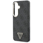 Guess 4G Triangle Logo MagSafe Dėklas, skirtas Samsung Galaxy S26 - Black
