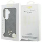Guess 4G Triangle Logo MagSafe Dėklas, skirtas Samsung Galaxy S26 - Black