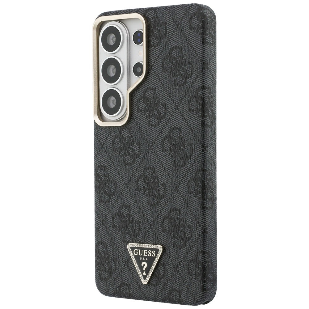 Guess 4G Triangle Logo MagSafe dėklas Samsung Galaxy S26 Ultra - juodas -- Samsung Galaxy S26 Ultra