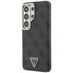 Guess 4G Triangle Logo MagSafe dėklas Samsung Galaxy S26 Ultra - juodas -- Samsung Galaxy S26 Ultra