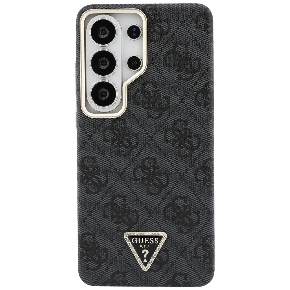 Guess 4G Triangle Logo MagSafe dėklas Samsung Galaxy S26 Ultra - juodas -- Samsung Galaxy S26 Ultra