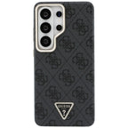 Guess 4G Triangle Logo MagSafe dėklas Samsung Galaxy S26 Ultra - juodas -- Samsung Galaxy S26 Ultra