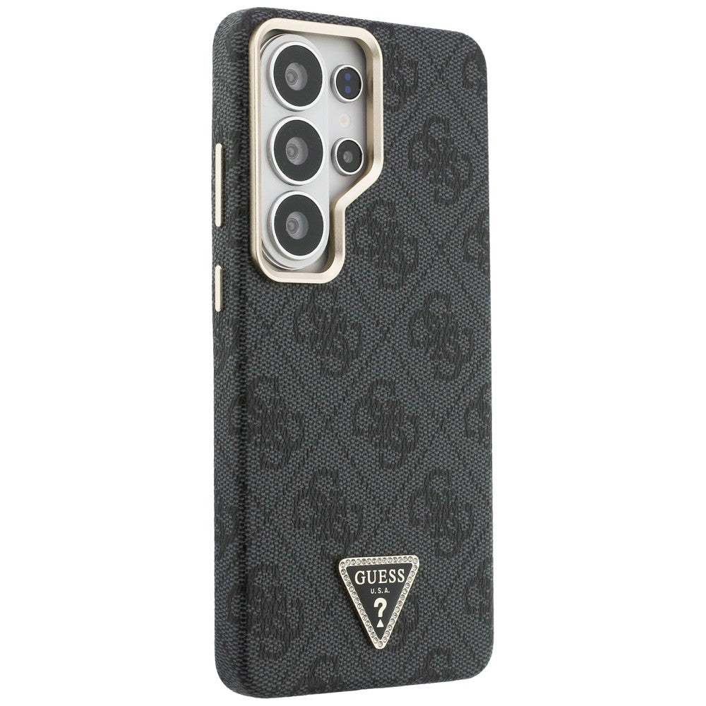 Guess 4G Triangle Logo MagSafe dėklas Samsung Galaxy S26 Ultra - juodas -- Samsung Galaxy S26 Ultra