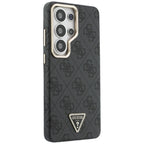 Guess 4G Triangle Logo MagSafe dėklas Samsung Galaxy S26 Ultra - juodas -- Samsung Galaxy S26 Ultra