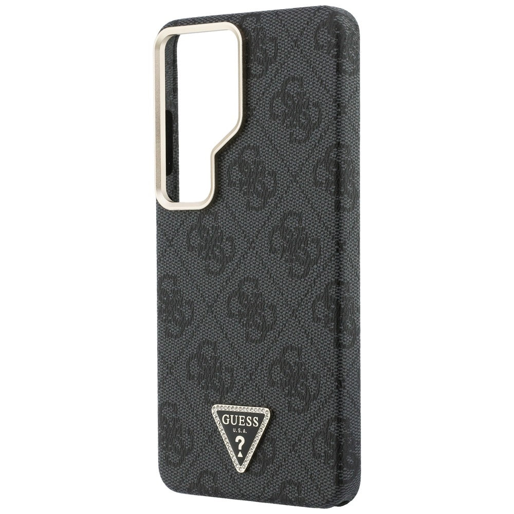 Guess 4G Triangle Logo MagSafe dėklas Samsung Galaxy S26 Ultra - juodas -- Samsung Galaxy S26 Ultra