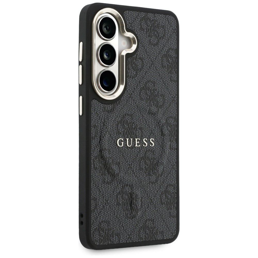 Etui Guess 4G Embosed Ring MagSafe ir Samsung Galaxy S26+ - czarne