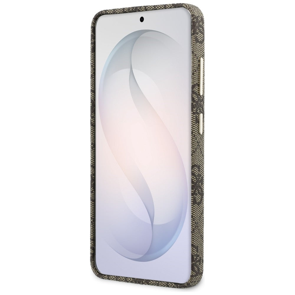 Guess 4G Script MagSafe dėklas Samsung Galaxy S26 - rudas -- Samsung Galaxy S26