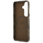 Guess 4G Script MagSafe dėklas Samsung Galaxy S26 - rudas -- Samsung Galaxy S26