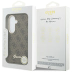 Guess 4G Script MagSafe dėklas Samsung Galaxy S26 - rudas -- Samsung Galaxy S26
