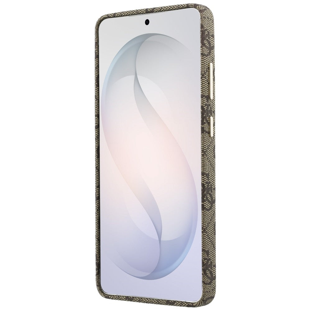 Guess 4G Script MagSafe dėklas Samsung Galaxy S26 Ultra - rudas -- Samsung Galaxy S26 Ultra
