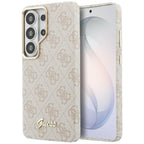 Dėklas Guess 4G Script MagSafe skirtas Samsung Galaxy S26 Ultra - rožinis -- Samsung Galaxy S26 Ultra