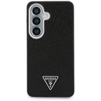 Etui Guess Fixed Glitter Triangle MagSafe ir Samsung Galaxy S26 - czarne