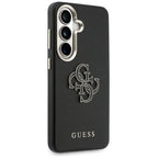 Etui Guess Grūdytas Big 4G Metalas Logo Samsung Galaxy S26 - czarne