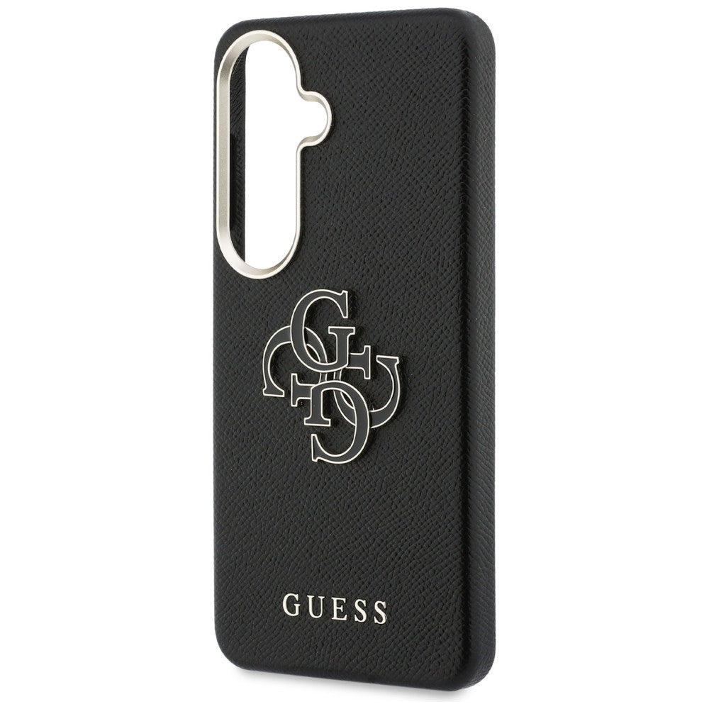 Etui Guess Grūdytas Big 4G Metalas Logo Samsung Galaxy S26 - czarne
