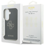 Etui Guess Grūdytas Big 4G Metalas Logo Samsung Galaxy S26 - czarne