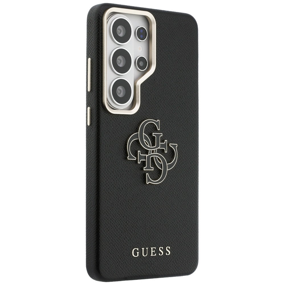 Etui Guess Grūdytas Big 4G Metalas Logo Samsung Galaxy S26 Ultra - czarne