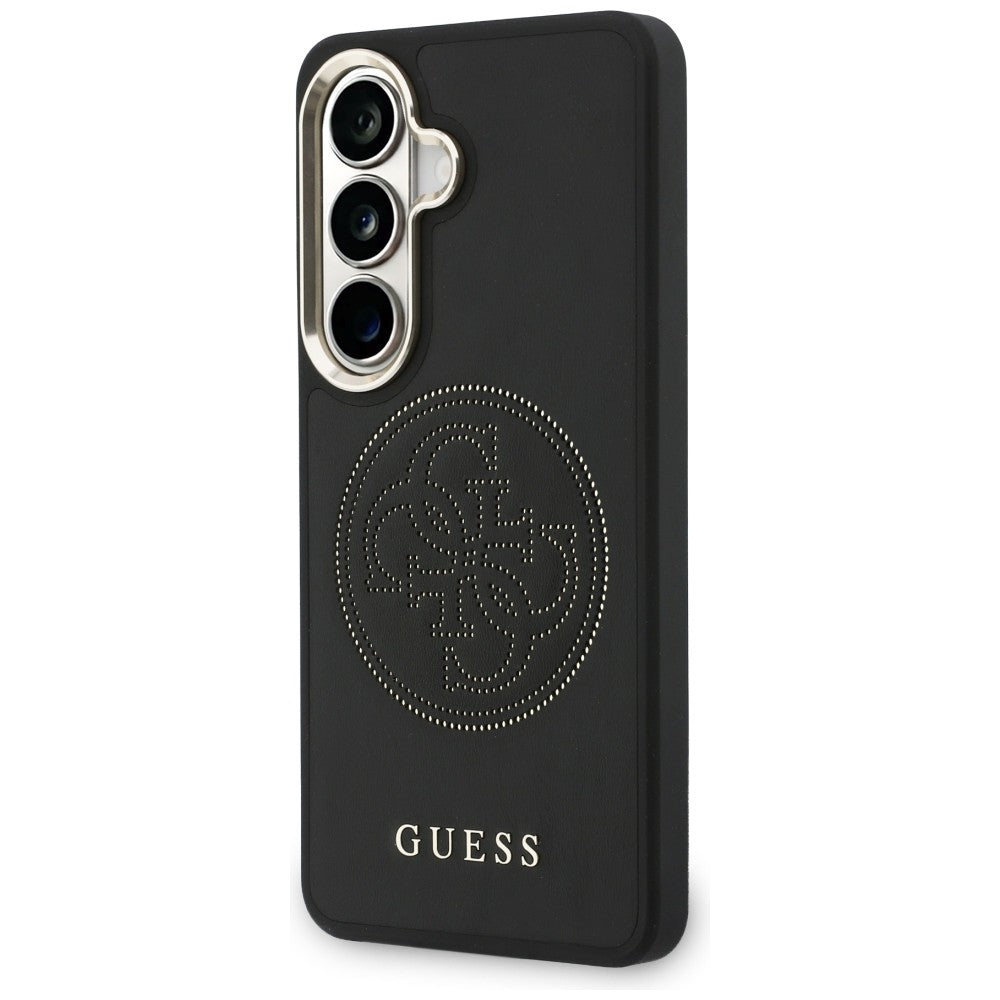 Dėklas Guess Perforated Logo MagSafe skirtas Samsung Galaxy S26 - juodas -- Samsung Galaxy S26