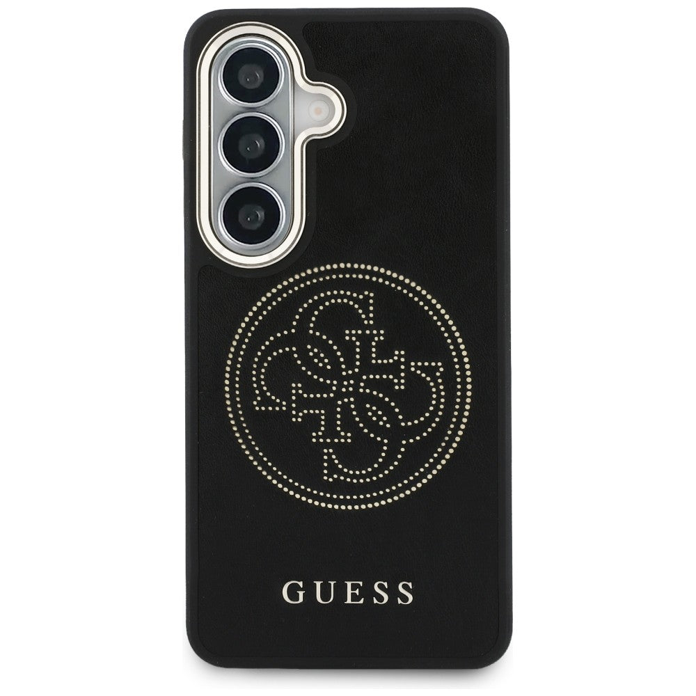 Dėklas Guess Perforated Logo MagSafe skirtas Samsung Galaxy S26 - juodas -- Samsung Galaxy S26