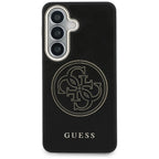 Dėklas Guess Perforated Logo MagSafe skirtas Samsung Galaxy S26 - juodas -- Samsung Galaxy S26