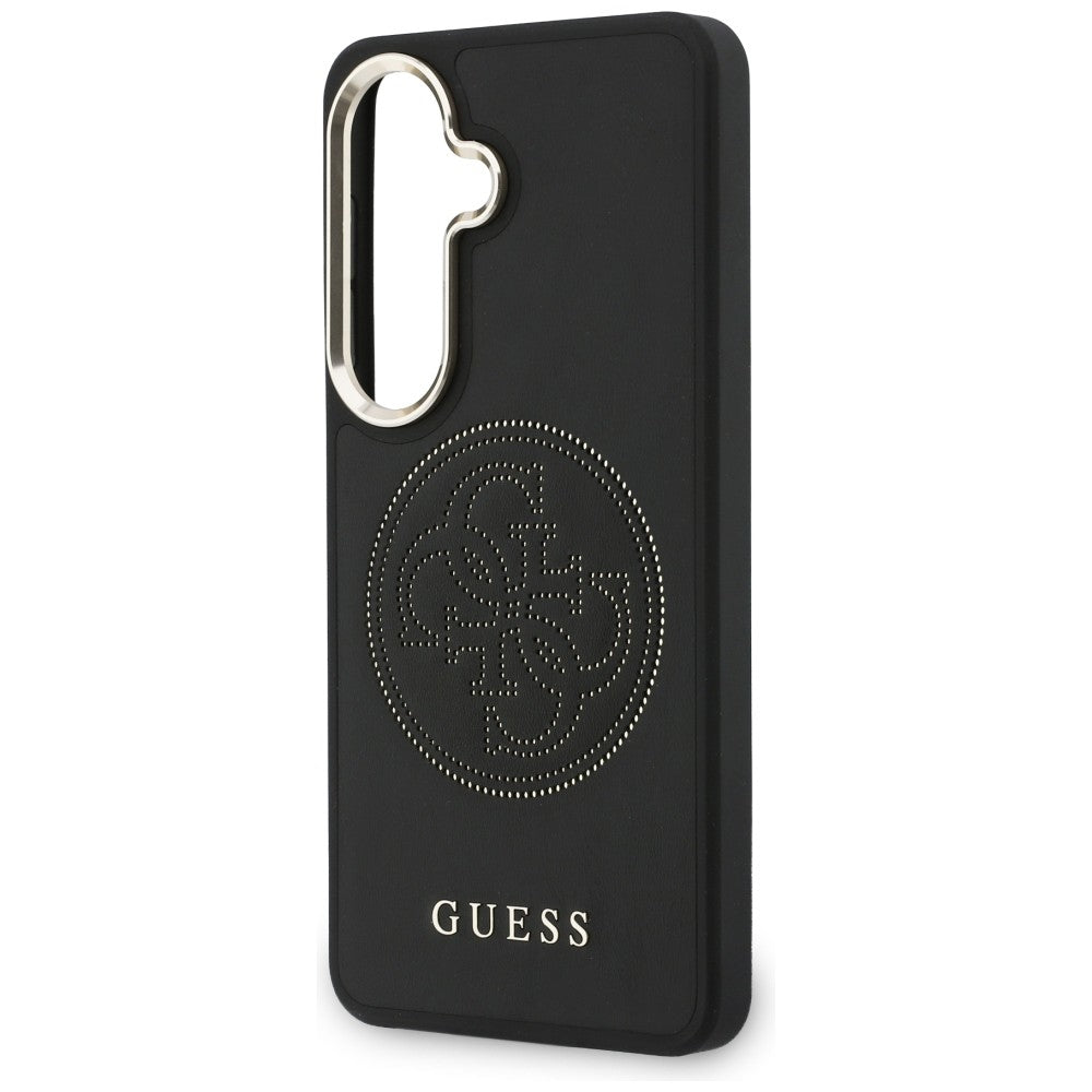Dėklas Guess Perforated Logo MagSafe skirtas Samsung Galaxy S26 - juodas -- Samsung Galaxy S26