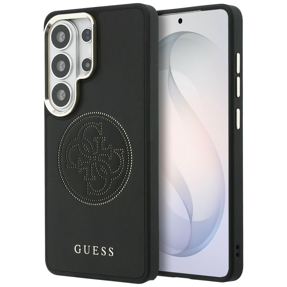 Dėklas Guess Perforated Logo MagSafe skirtas Samsung Galaxy S26 Ultra - juodas -- Samsung Galaxy S26 Ultra